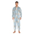 thumbnail image 3 of 1 Piece Adult Onesie Pajamas Cozy & Loose-Fit Sleepsuit Loungewear with Pockets Cute Little Dog Pattern X-Small, 3 of 7