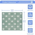 thumbnail image 5 of Coolnut Star Pattern Wash Cloth Set of 4, 12 x 12 Inch Cotton Baby Washcloths Highly Absorbent and Soft Feel Fingertip Towels Face Towels for Bathroom, Gym, Spa Washcloth Gift, 5 of 7