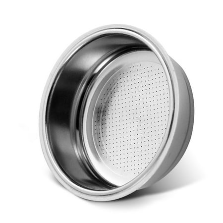 

DALX Coffee Filter Stainless Porous Portafilter Basket Universal Parts Double Cup Maker Pod Coffee Machine Powder Cup