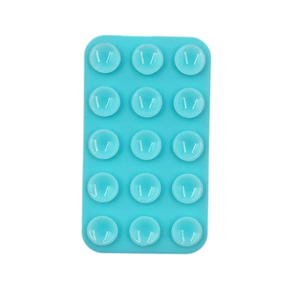 Klearlook Silicone Suction Cup Phone Case Mount Double Sided, Silicon Sticky Phone Grip with Higher Suction for Cell Phone, Hands-Free Phone Accessories Holder for Selfies and Videos, Lavender