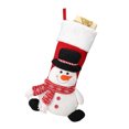 thumbnail image 2 of 3D Plush Christmas Stockings, Stockings for Family, Embroided, Xmas Character for Family Holiday Christmas Party Decorations, 2 of 6