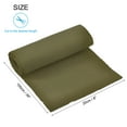 thumbnail image 2 of Uxcell Elastic Cuffs Ribbed Trims Cotton Fabric Knit Rib Stretch Tape Cuff Sleeve Waistband for Sewing Army Green 39"x8", 2 of 5