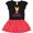 Black & Red with Polka Dots, variant on Inktastic Future Lacrosse Star Girl Girls Toddler Dress