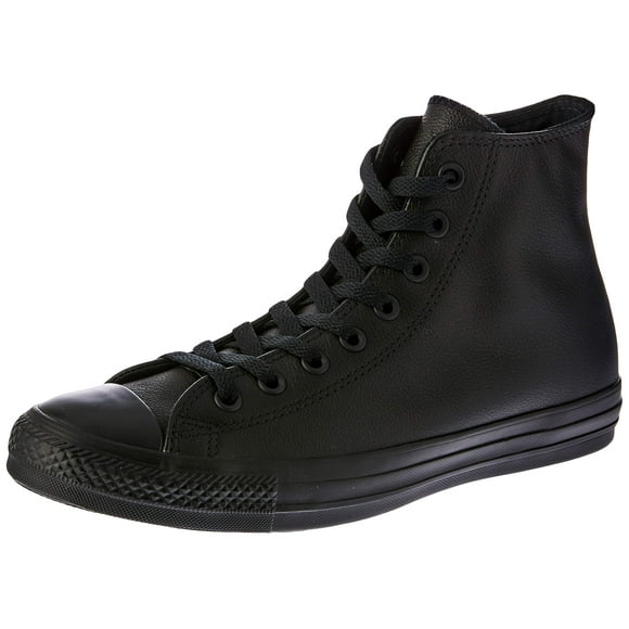 Converse Unisex Chuck Taylor All Star Hi Top Mono Black Sneaker 7.5, Black Monochrome, 9.5 Women/7.5 Men