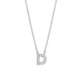 thumbnail image 1 of Diamondlite Collier Mini Initial D en Zircon Cubique - Argent, 1 of 1