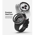 thumbnail image 4 of Ringke Bezel Styling Compatible with Samsung Galaxy Watch 4 Classic 42mm Bezel Ring Stainless Steel Adhesive Scratch Protection Cover Accessory - Silver + Black (42-85), 4 of 11