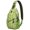 Green, variant on Watermelon Pattern Lightweight Sling Backpack, Tropical Summer Fruit Print Crossbody Bag with Cute Sunshine Design, Durable and Multi-Layer Storage for Watermelon Lovers