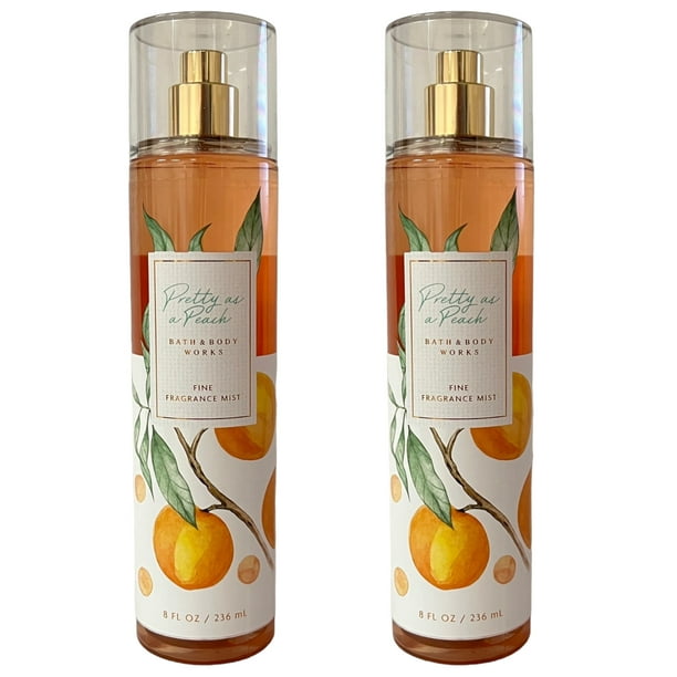 Bath and Body Works Pretty As A Peach Fragrance Mist Set 8 fl oz ...