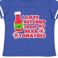 thumbnail image 4 of Inktastic I Love Ketchup from My Head Tomatoes Boys or Girls Toddler T-Shirt, 4 of 5
