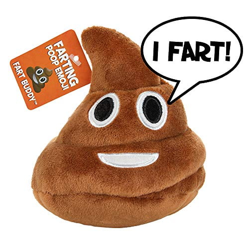 Poop Emoji Farting Plush Toy - Makes 7 