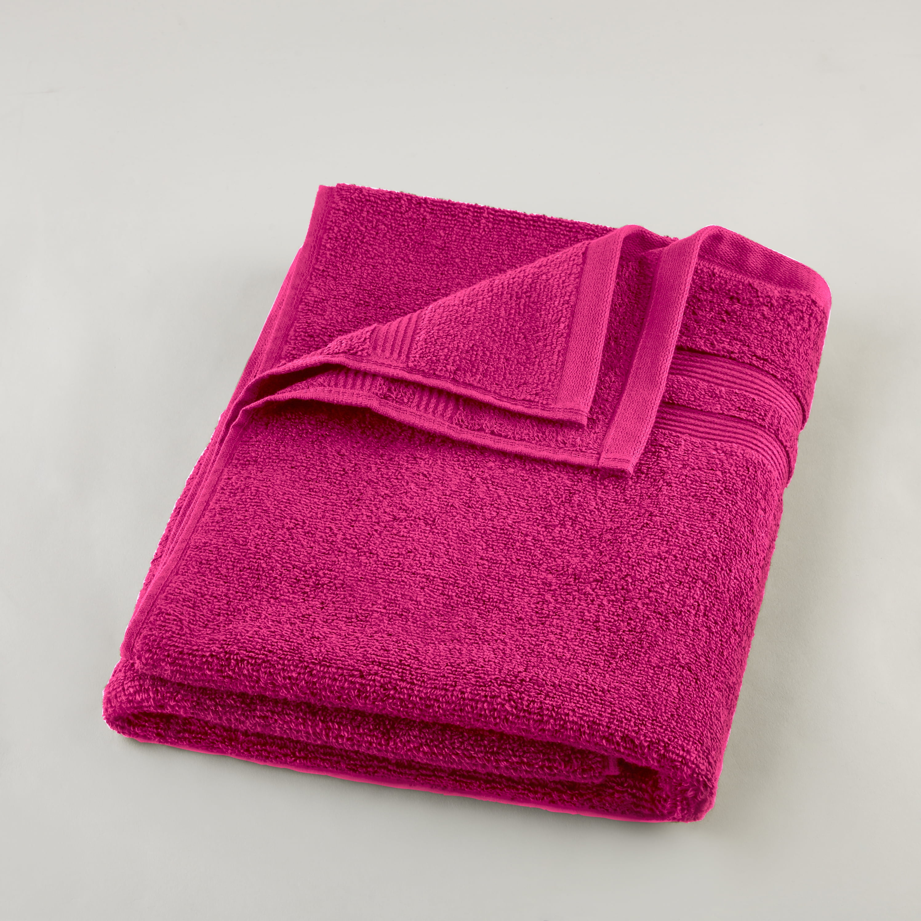 Mainstays Performance Solid Bath Towel, 54" x 30", Fuchsia Blast Walmart Inventory Checker