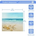 thumbnail image 2 of Dreamtimes 4PCS Sea Beach Starfish0 Towels Cotton Washcloths Set,Quick Drying & Absorbent Soft Bathroom Hand Towel Lightweight & Portable Fingertip Towel, 2 of 5