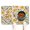 White-933, variant on Sunflower Print Pet Feeding Mat, Absorbent Waterproof Non-Slip Dog Food Mat for Dogs and Cats