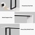 thumbnail image 6 of DWVO 6-Tier S-Shaped Bookshelf , Geometric Tall Bookcase Wooden, Open Display Storage Rack Shelves Freestanding Z-Shelf Open Shelf for Living Room Home Office, White, 6 of 13