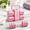 Pink-Set, variant on Black Set 2-in-1 Adjustable Dumbbell Set, 2.2lbs to 12.1lbs 4-Level Home Gym Weights