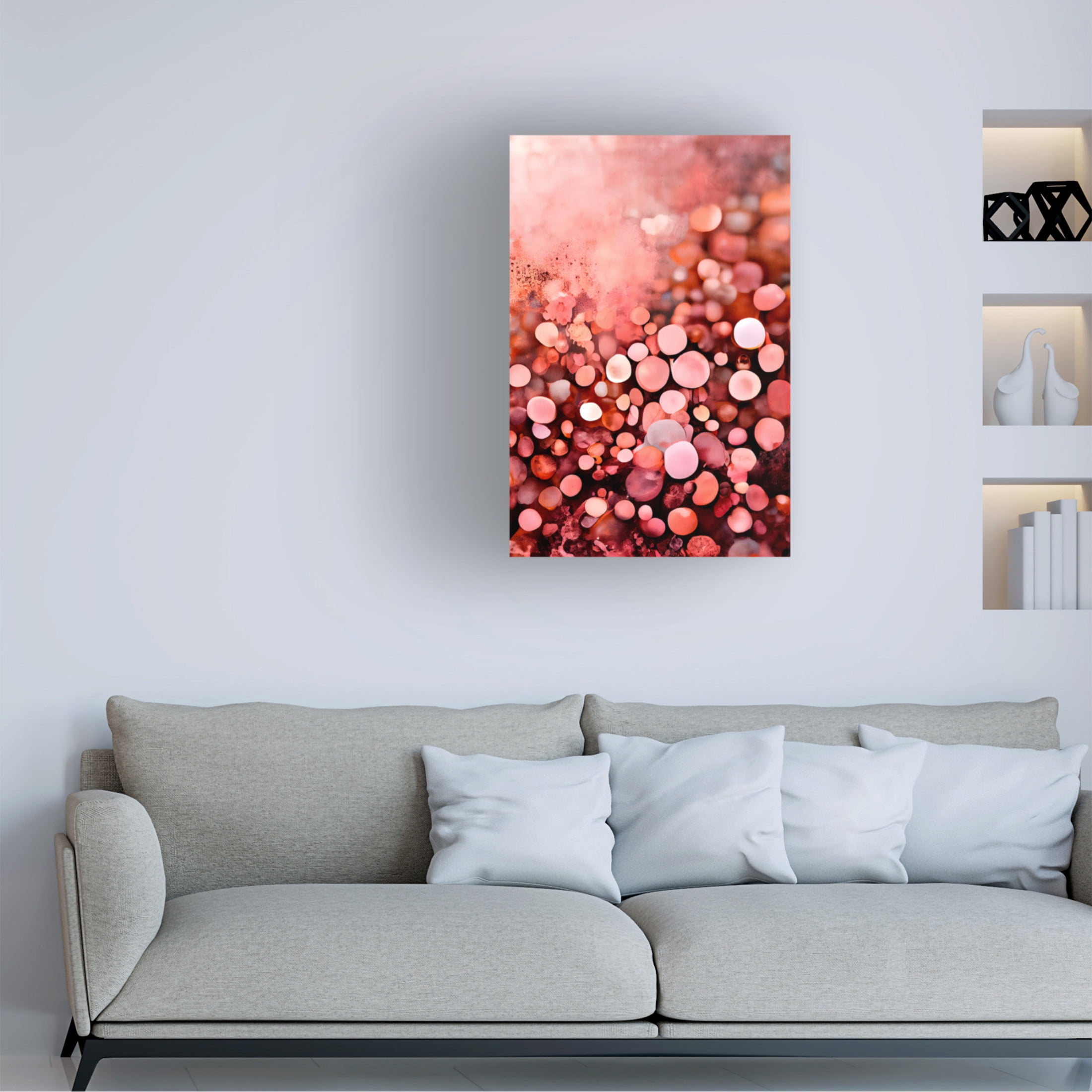 Canvas Wall Art - Treechild 'Sparkles' Wall Art for Living Room, Bedroom, or Office D?cor by Trademark Fine Art - 30 x 47 Inches