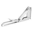 thumbnail image 6 of Estante de almacenamiento movible plegable Soporte de soporte triangular tipo K de acero inoxidable para el hogar, 6 of 8