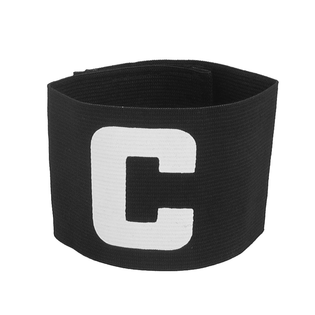 C Letter Gear Flexible Armband Adjustable Football Soccer Sports Captain Band 