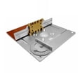 thumbnail image 2 of Dioche Router Table, Set of 3 Router Table Insertion Plates Aluminum Alloy Tables Top Flip Board Trimming Machine, 2 of 7