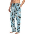 thumbnail image 5 of FREEAMG Men's Cotton Pajama Pants Lounge Sleep Pants Soft Sleepwear Pajama Bottoms with Pockets, 5 of 7