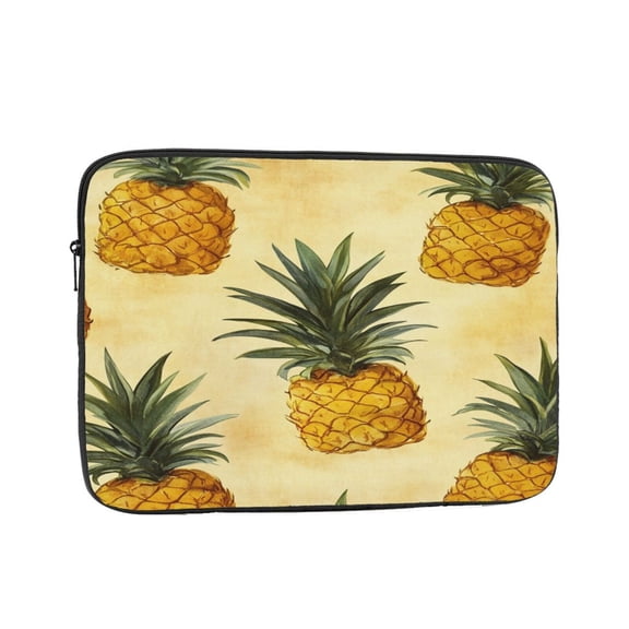 Laptop Sleeve Bag Compatible For iPad MacBook Air Pro Tablet Computer PC notebook Protective Fit in 10/12/13/14/15/16/17 inch Size vintage pineapple