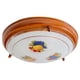 thumbnail image 1 of Lámpara De Techo Luz Ideal, Plafón 450 Madera Grande Frutas., 1 of 4
