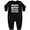 AB-Black, variant on My Dad's Beard is Cooler Than Yours in White Baby Fleece Romper