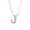 J#10, variant on Personalized Plated DIY Name & Last Name Necklace - Custom 26 English Letters, Elegant Chain Pendant, 40+5cm, Gift for Daughter or Loved One