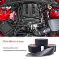 thumbnail image 3 of LinenLoon 2 in Wire Loom Harness Tape,Electrical Tape Fabric High Temp Cloth Tape Applies to Automotive Gauges Electrical Wrap Protection Insulation Cable Fixed Soundproofing（50mm×25M） (1Pcs), Black, 3 of 5