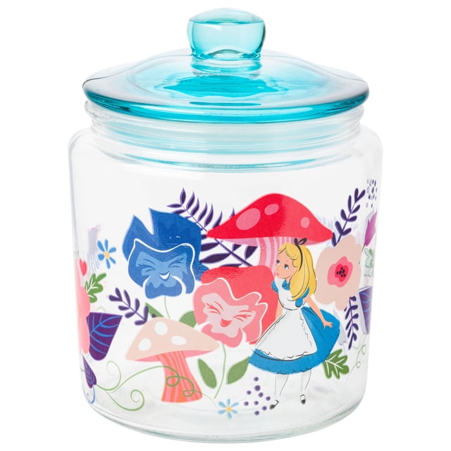 Tarro de cristal para galletas y caramelos Silver Buffalo Disney Alice