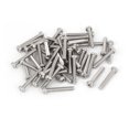 thumbnail image 1 of Unique Bargains 50 Pcs M3x20mm Vis de Tête de Poêle en Acier Inoxydable 316 Ton Argenté, 1 of 1