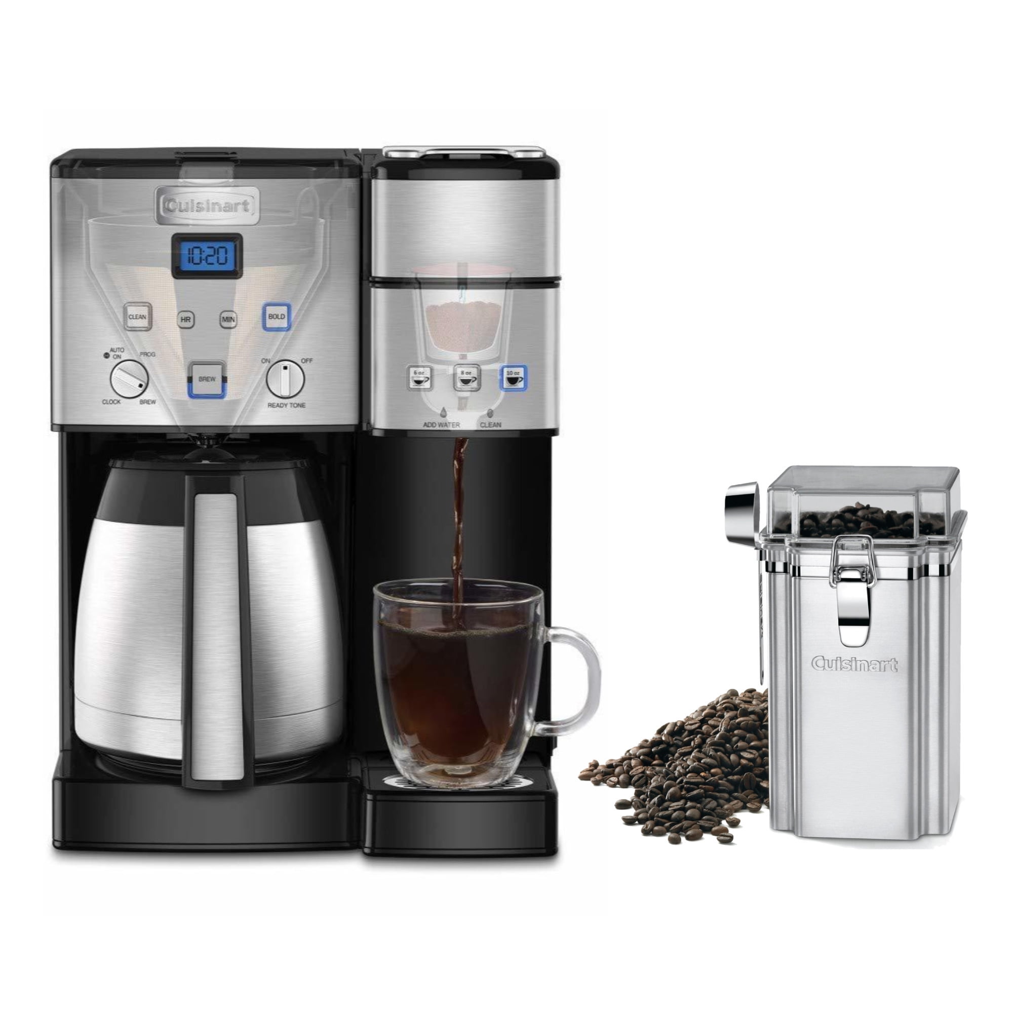 Cuisinart 10Cup Thermal SingleServe Brewer Coffeemaker and Coffee