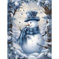 thumbnail image 3 of Kit Punto Cruz Con Muñeco Nieve Hilo Algodón Ecológico Bordado 11CT 40x53cm, 3 of 9