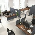 thumbnail image 3 of Bush Business Furniture 24W x 55H Freestanding Privacy Screen in Charcoal, 3 of 7