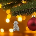 thumbnail image 4 of Ceramic Christmas Mini Snowhouse Ornament Uniquely Embodies Atmospheric Holiday And Exquisite Design. for Chandelier, 4 of 6