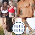 thumbnail image 5 of Tatuajes semipermanentes, pegatinas de tatuajes de 8 hojas, 1-2 semanas de duración, tatuajes para adultos, hombres, mujeres, niñas y niños, 5 of 5