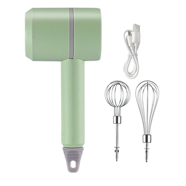 Batidora de mano portátil inalámbrica a USB Ligera de 3 velocidades Huevo Gloria