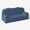 Blue, variant on Mainstays Kids Compressed Oversized Faux Fur Couch, Blue
