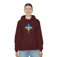 thumbnail image 6 of Blue/Yellow Cross Hoodie, 6 of 9