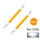 thumbnail image 1 of Bombillas Led 15W 118Mm Bombilla Led Cob 110V 230 V Reemplazar Lámpara Halógena Blanco Cálido Blanco Frío 2 Uds R7S Vogacara HA024527-09, 1 of 5