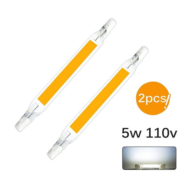 Bombillas Led 15W 118Mm Bombilla Led Cob 110V 230 V Reemplazar Lámpara Halógena Blanco Cálido Blanco Frío 2 Uds R7S Vogacara HA024527-09