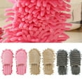 thumbnail image 5 of LHWEN Lazy Mop Slippers Walking Cleaning Dust Polishing Floor Warm Microfiber House Slippers for Women 1 Pair Sizes S/M/L, 5 of 5
