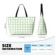 thumbnail image 4 of Fotbe Green Checkboard Bolsa de Viaje para Playa - Resistente al Agua, Bolsa Tote de Gran Capacidad y Ligera con 7 Bolsillos para Mujeres y Hombres, 4 of 7
