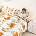 thumbnail image 3 of jejeloiu Cute Highland Cow Pattern Queen Sheet Sets Kids,Rustic Farm Animals Bed Set For Men,4pcs, 3 of 6