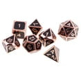 thumbnail image 3 of Juego de Dados Zulema 7 Piezas aleación de zinc D20 D12 D10 D8 D6 D4, 3 of 8