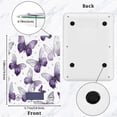 thumbnail image 2 of High Precision Digital Kitchen Scale Tempered Glass Food Scale Multifunction Scale Small Kitchen Appliances Lavender-colored Butterfly Pattern, 2 of 7