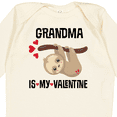 thumbnail image 4 of Inktastic My Grandma is My Valentine Boys or Girls Long Sleeve Baby Bodysuit, 4 of 5