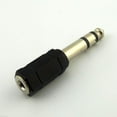 thumbnail image 2 of FOR 100pcs 6.35mm 1/4 Male Plug Stereo to 3.5mm 1/8 Female Jack Audio Connector, 2 of 2