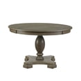 thumbnail image 2 of Bowery Hill Dining Table with Single Pedestal in Gray Oak, 2 of 3