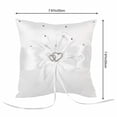 thumbnail image 3 of Almohada para anillos de boda Yosoo Bridal, bolsillo para bodas, 20 cm x 20 cm, 3 of 5